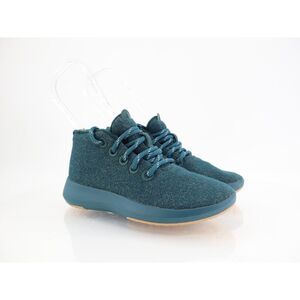 Allbirds Wool Runner Mizzles Sneakers High Top Women Size 5 Teal Merino Wool